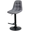 Height Adjustable Modern 360 Degrees Swivel Barstools with Footrest